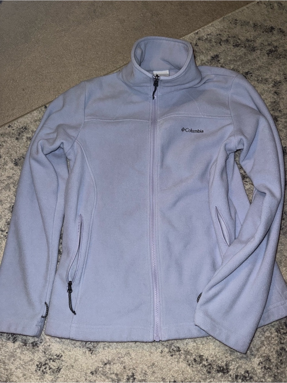 Columbia Women's Lavender Full-Zip Fleece Jacket